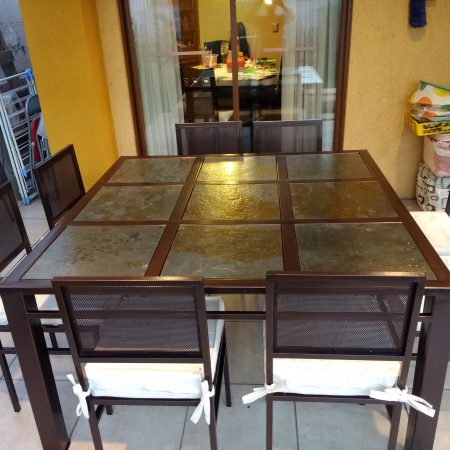 Home rusti home,armonia en tu hogar, Comedor rustico ocho sillas