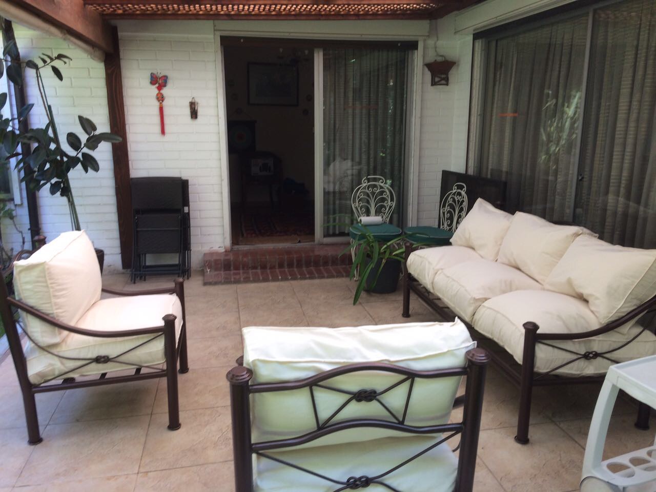 juego terraza fierro living clasico santiago Rusti home,Armonia en tu