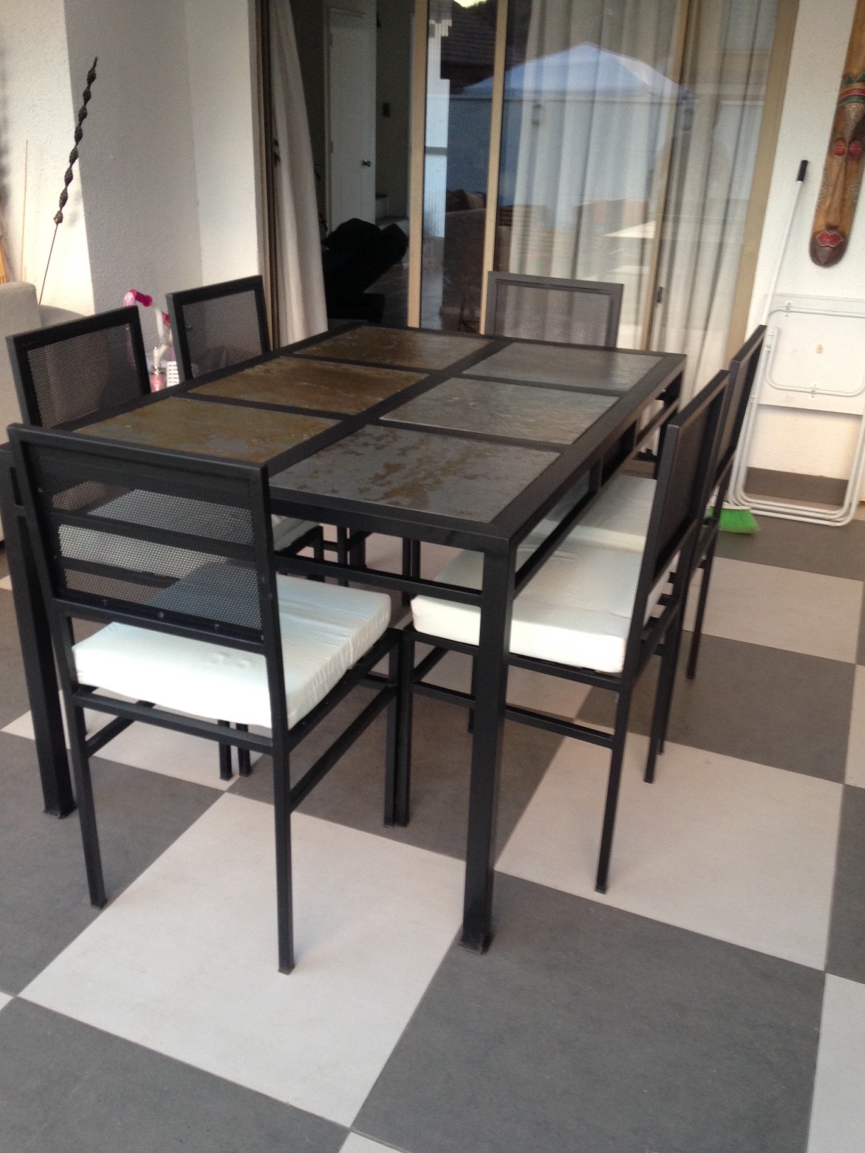 COMEDOR DE FIERRO MODELO LO ESPEJO 6 SILLAS - Rusti home,Armonia en ... COMEDOR DE FIERRO MODELO LO ESPEJO 6 SILLAS - Rusti home,Armonia en ...